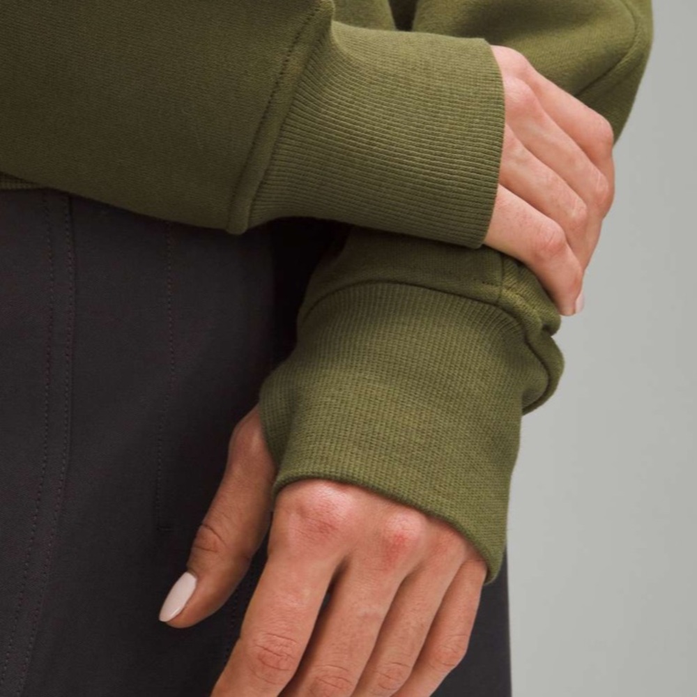 Lululemon Scuba Oversized Full-Zip Hoodie Ether Green Size XS/S - Picture 3 of 16